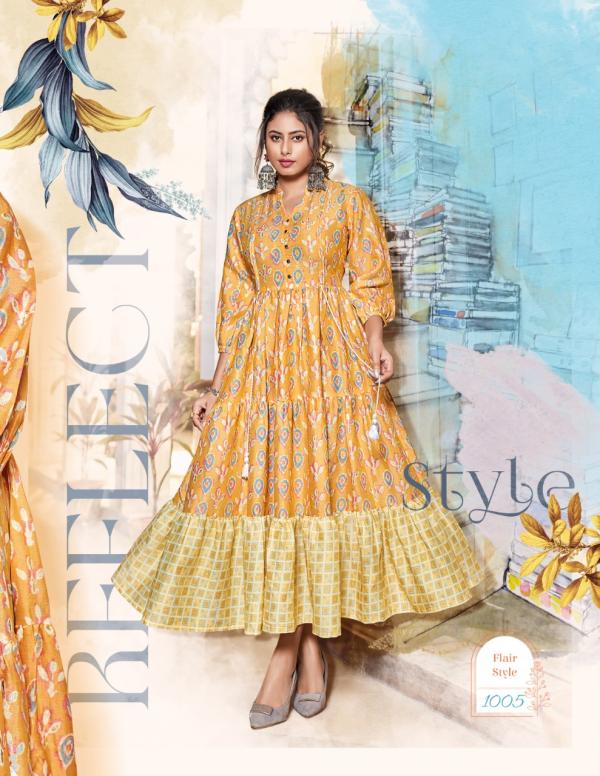 Flair Style 1 By Passion Tree Fancy Long Anarkali Kurti Collection